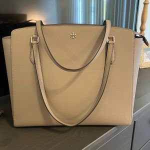 Tory Burch Taupe Shoulder Purse